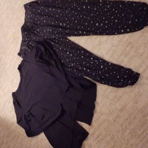 Pajama/lounge set.